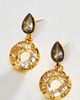 By Anthropologie Double Crystal Drop Earrings - 1