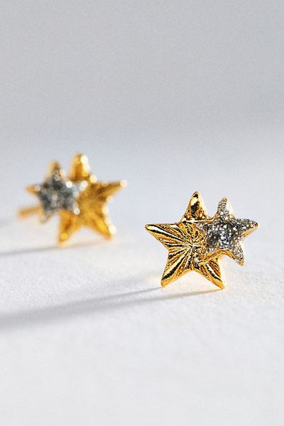 By Anthropologie Double Star Post Earrings