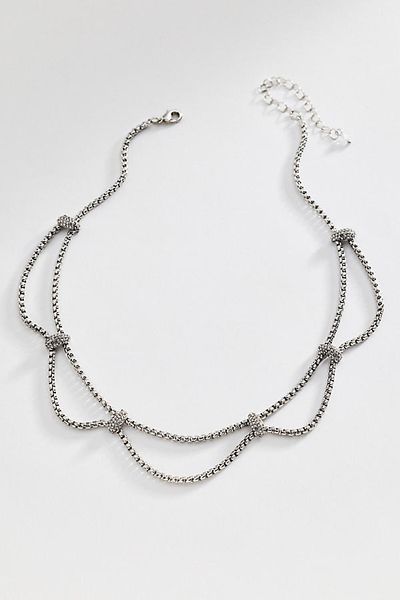 By Anthropologie Draped Collar Necklace