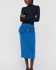 By Anthropologie Draped Midi Skirt - 1
