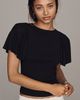 By Anthropologie Draped Ruffle-Sleeve Sweater - 1