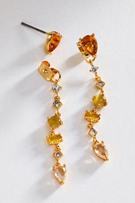 By Anthropologie Drippy Stone Earrings
