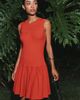 By Anthropologie Drop-Waist Knit Mini Dress - 1