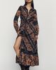 By Anthropologie Eleanora Printed Buttondown Midi Shirtdress - 1