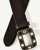 By Anthropologie Embellished Buckle Belt - 2