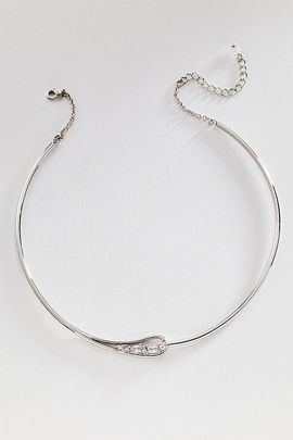 By Anthropologie Encrusted Loop Collar Necklace