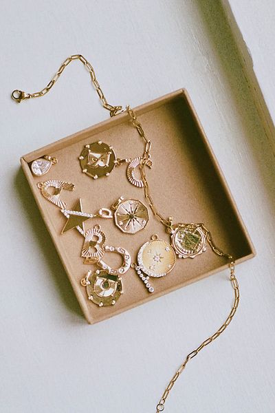 By Anthropologie Encrusted Star Charm