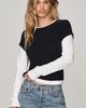 By Anthropologie Evan Long-Sleeve Top - 1