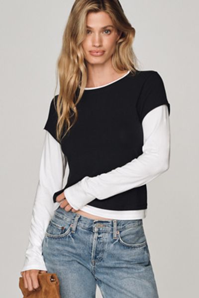 By Anthropologie Evan Long-Sleeve Top