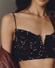 By Anthropologie Eve Sequin Bralette - 2