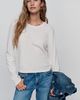 By Anthropologie Evelyn 100% Cotton Long Sleeve Tee - 1