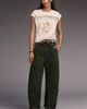 By Anthropologie Evelyn California Cap-Sleeve Tee - 3
