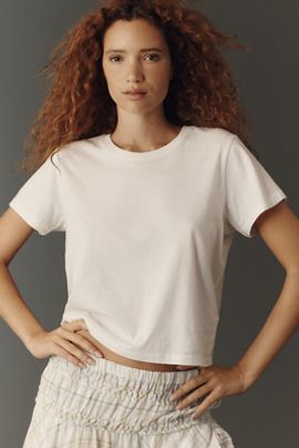 By Anthropologie Evelyn Cotton Everyday Tee
