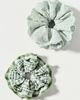 By Anthropologie Eyelet & Gingham Scrunchies, Set of 2 - 3
