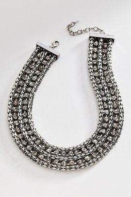 By Anthropologie Fancy Errand Collar Necklace