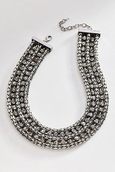 By Anthropologie Fancy Errand Collar Necklace