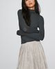 By Anthropologie Faux-Leather Pleated Mini Skirt - 1