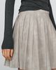 By Anthropologie Faux-Leather Pleated Mini Skirt - 2
