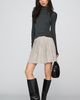 By Anthropologie Faux-Leather Pleated Mini Skirt - 3
