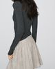 By Anthropologie Faux-Leather Pleated Mini Skirt - 4