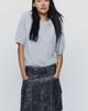 By Anthropologie Faux Leather Belted Skirt - 1