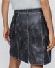 By Anthropologie Faux Leather Belted Skirt - 4
