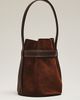 By Anthropologie Faux Suede Buckle Bucket Bag - 2