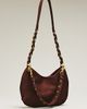 By Anthropologie Faux Suede Circular Shoulder Bag - 1