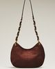 By Anthropologie Faux Suede Circular Shoulder Bag - 2
