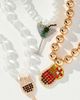 By Anthropologie Festive Beaded Drink Charm Necklace - 2