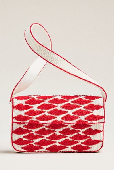 By Anthropologie Fiona Shoulder Bag: Metallic Heart Edition