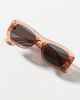 By Anthropologie Flat-Top Curved Rectangle Sunglasses - 1