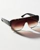 By Anthropologie Flat-Top Frameless Aviator Sunglasses - 2
