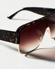 By Anthropologie Flat-Top Frameless Aviator Sunglasses - 3