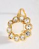 By Anthropologie Floral Stone Huggie Earrings - 2