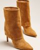 By Anthropologie Foldover Suede Ankle Boots - 1