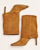 By Anthropologie Foldover Suede Ankle Boots - 2