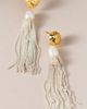 By Anthropologie Freshwater Pearl Tassel Drop Earrings - 1