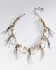 By Anthropologie Fringe Metal Necklace - 1