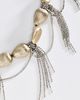 By Anthropologie Fringe Metal Necklace - 2