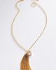 By Anthropologie Fringed Crystal Pendant Necklace - 1