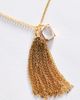 By Anthropologie Fringed Crystal Pendant Necklace - 2