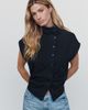 By Anthropologie Funnel-Neck Short-Sleeve Sweater - 1