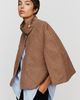 By Anthropologie Funnel Neck Cape - 2