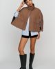 By Anthropologie Funnel Neck Cape - 3