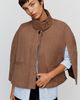 By Anthropologie Funnel Neck Cape - 6