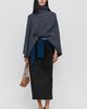 By Anthropologie Funnel Neck Ribbed Poncho - 5