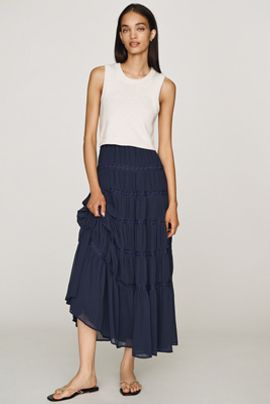 By Anthropologie Gemini Twofer Midi Dress