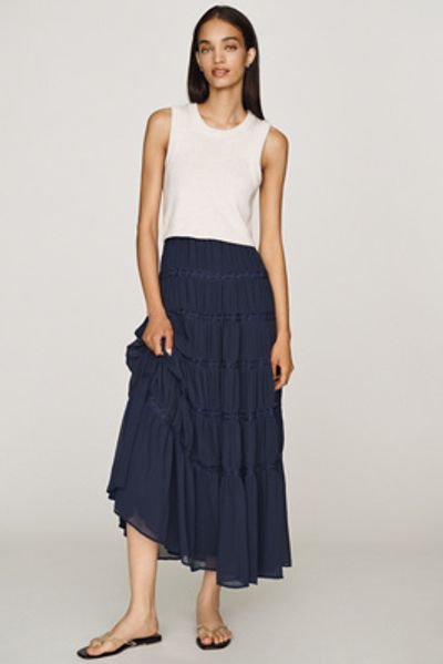 By Anthropologie Gemini Twofer Midi Dress