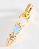 By Anthropologie Gemstone Charm - 1